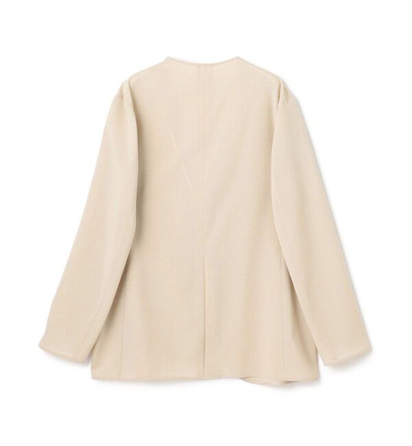 BEIGE,「【洗える/接触冷感/速乾/UVケア対応・Precious 8月号掲載】BATEAU / ボタンレスノーカラジャケット」|ノーカラージャケット|