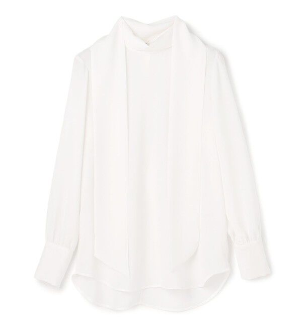 BEIGE,「【Precious掲載・洗える】STOW / パフスリーブボウタイブラウス」|シャツ・ブラウス|