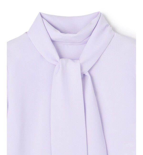 BEIGE,「【Precious掲載・洗える】STOW / パフスリーブボウタイブラウス」|シャツ・ブラウス|