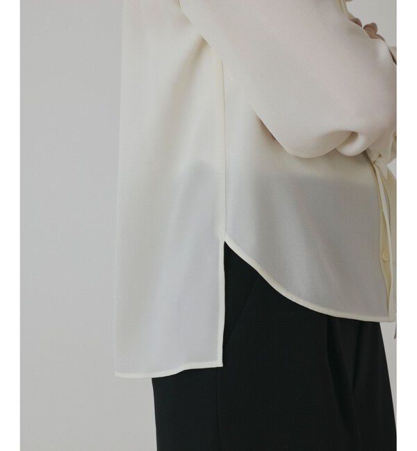 GRACE CONTINENTAL「トリアセボウタイブラウス」|シャツ・ブラウス|