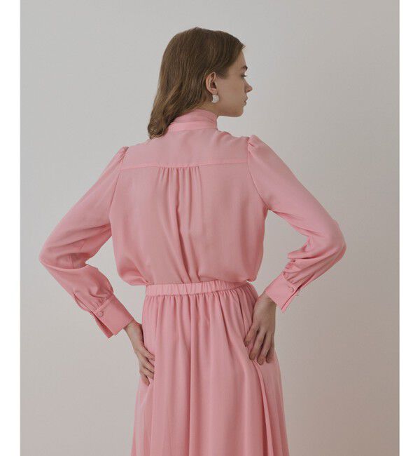 GRACE CONTINENTAL「トリアセボウタイブラウス」|シャツ・ブラウス|