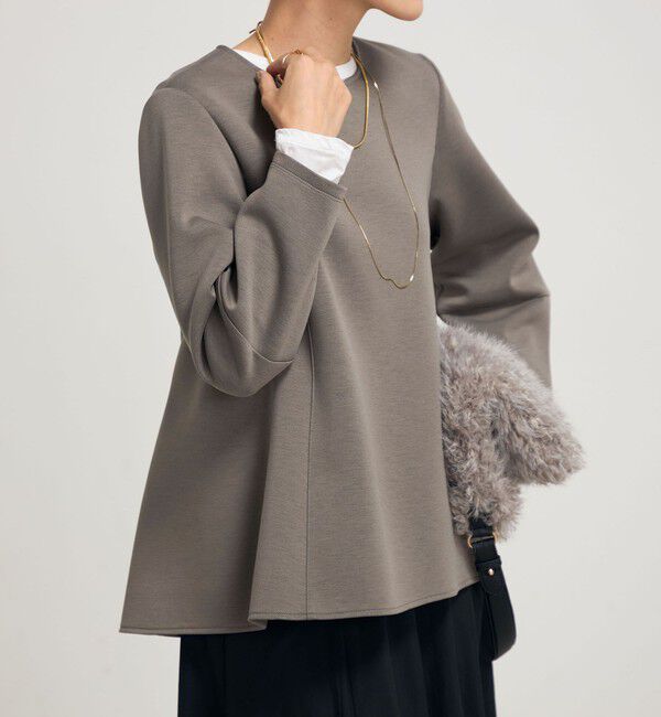 NOLLEY'S「ウォッシャブルエアボールフレアプルオーバーカットソー」|Tシャツ・カットソー|