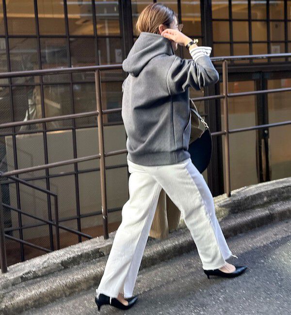 Rie Miller「【RM denim】スリットフレアハイウエストデニム」|デニム|