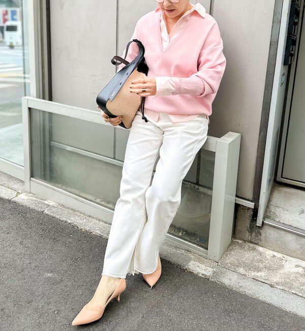 Rie Miller「【RM denim】スリットフレアハイウエストデニム」|デニム|