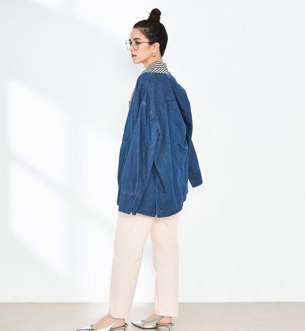 Rie Miller「【RM denim】ハイウエストスリムテーパードデニム」|デニム|