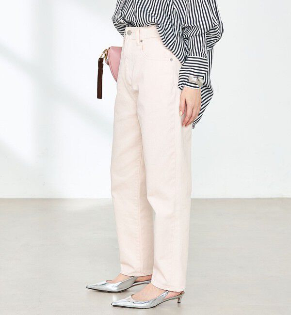 Rie Miller「【RM denim】ハイウエストスリムテーパードデニム」|デニム|