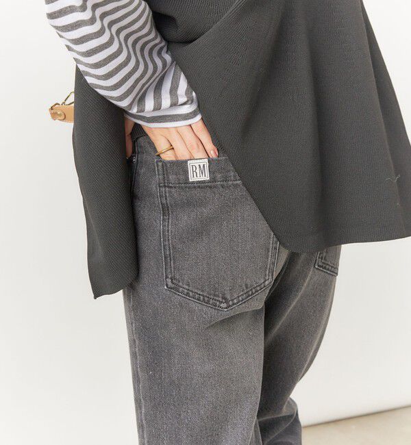 Rie Miller「【RM denim】ハイウエストスリムテーパードデニム」|デニム|