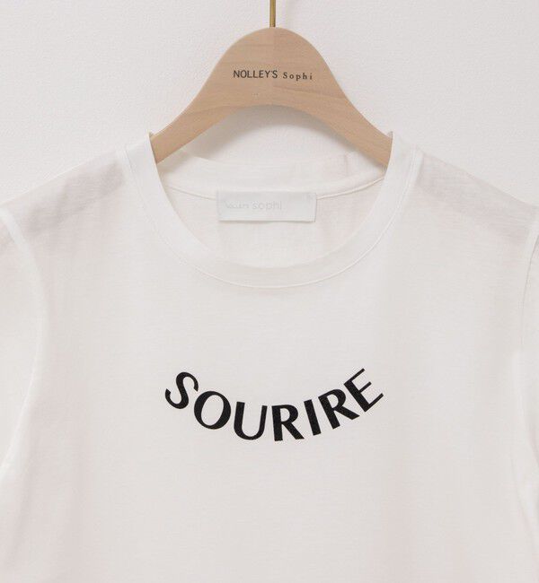 NOLLEY'S sophi「オーガニックコットンロゴT」|Tシャツ・カットソー|