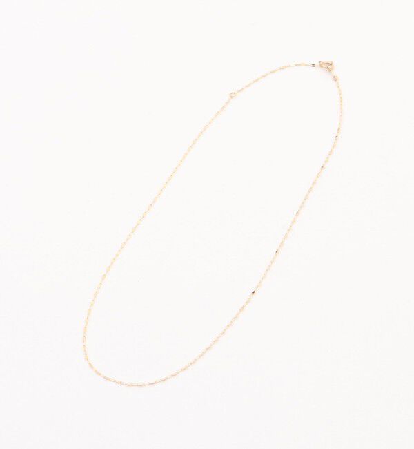 grace grace「【grace grace/グラスグラス】10Kペタルチェーンショートネックレス(40cm )」|ネックレス|