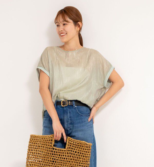 NOLLEY'S「シアーヴィンテージTブラウス」|シャツ・ブラウス|