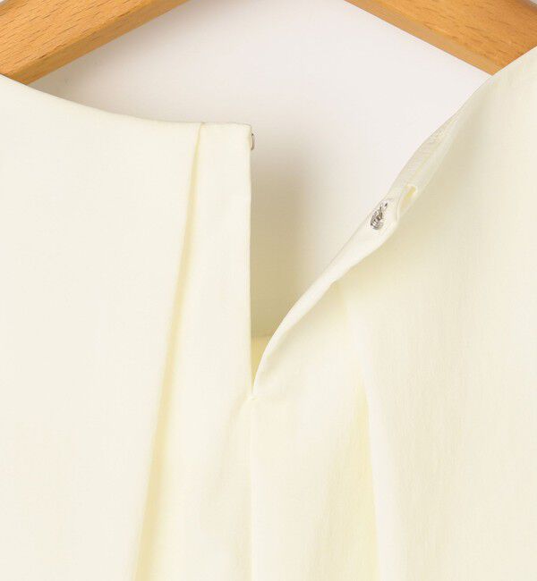 NOLLEY'S「《セットアップ対応》撥水ストレッチタフタタックブラウス」|シャツ・ブラウス|