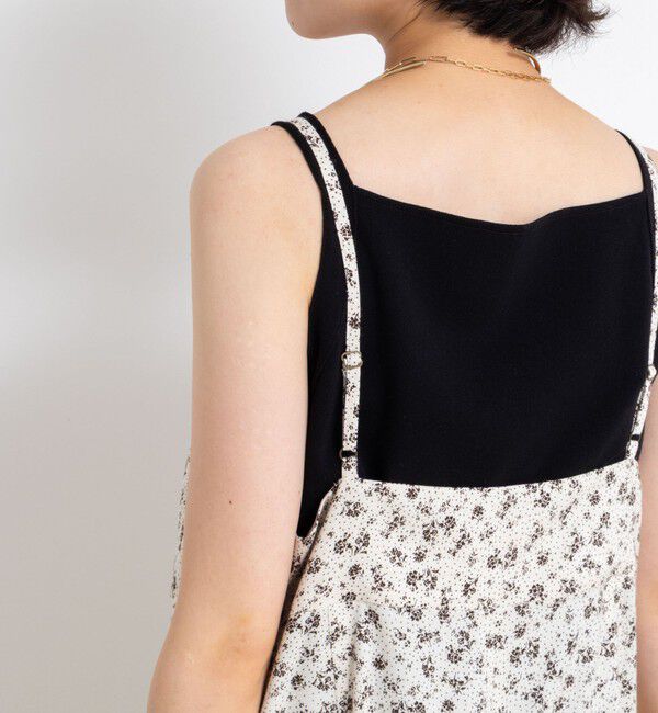 Rie Miller「ウォッシャブルシーチングプリントオールインワン」|オールインワン|