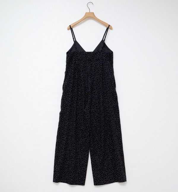 Rie Miller「ウォッシャブルシーチングプリントオールインワン」|オールインワン|