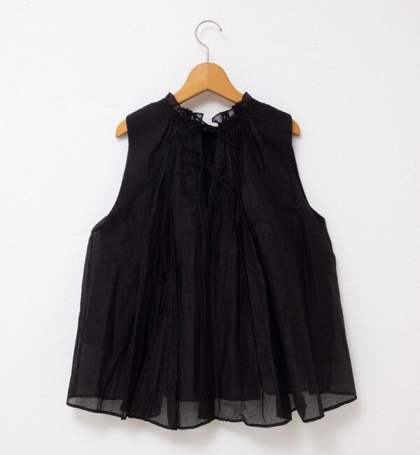 NOLLEY'S「【MARILYN MOON/マリリーンムーン】２WAYシアースターチコットンギャザーブラウス」|シャツ・ブラウス|