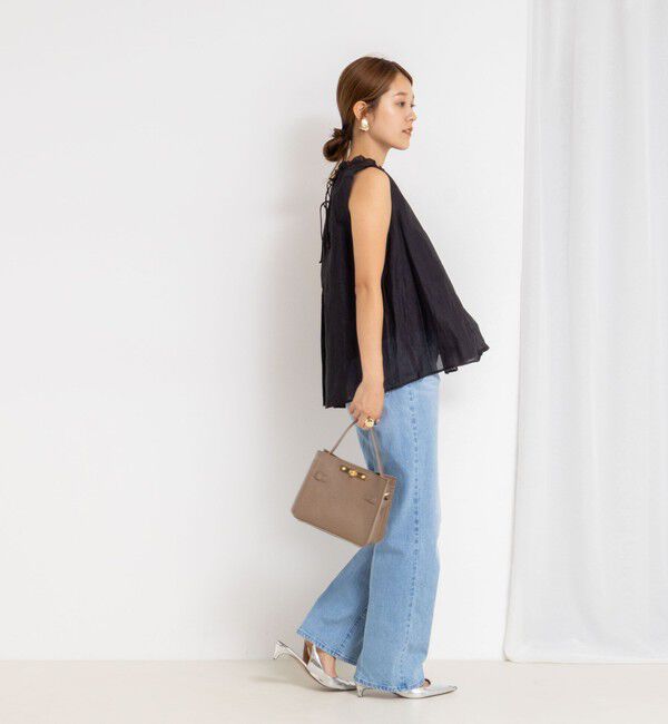 NOLLEY'S「【MARILYN MOON/マリリーンムーン】２WAYシアースターチコットンギャザーブラウス」|シャツ・ブラウス|