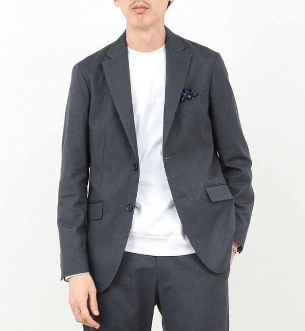 NOLLEY'S goodman「《ビジカジ/セットアップ対応》SOFT THERMO ウォッシャブルジャケット 25AW」|テーラードジャケット|ネイビー