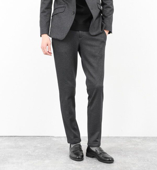 Stutostein「《ビジカジ/セットアップ対応》CORDURA 裏起毛ストレッチパンツ 25AW」|チノ|