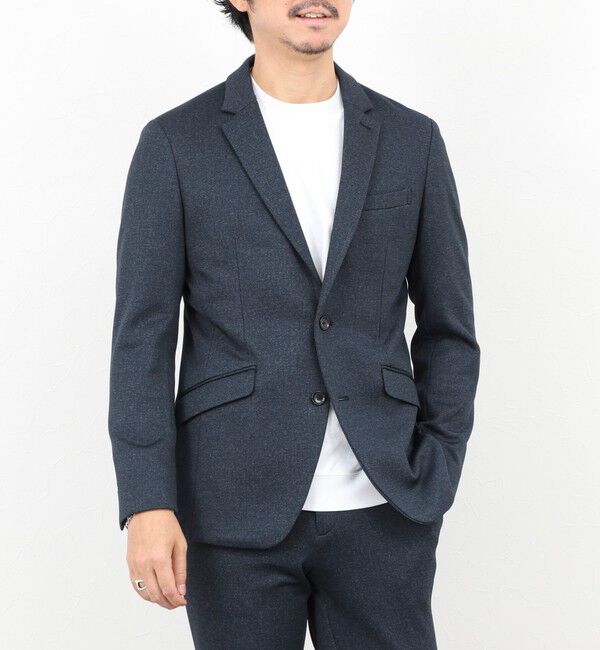 Stutostein「《ビジカジ/セットアップ対応》CORDURA 裏起毛ウォッシャブルストレッチジャケット 25AW」|テーラードジャケット|