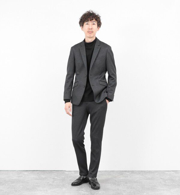 Stutostein「《ビジカジ/セットアップ対応》CORDURA 裏起毛ウォッシャブルストレッチジャケット 25AW」|テーラードジャケット|