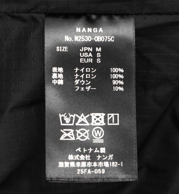 NOLLEY'S goodman「【NANGA/ナンガ】MAZENO RIDGE JACKET ダウンジャケット 25AW」|ダウン|