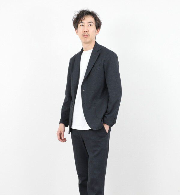 NOLLEY'S goodman「《ビジカジ/セットアップ対応》シャークジャージ イージーJK 26SS」|テーラードジャケット|