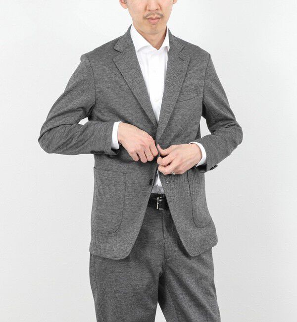 NOLLEY'S goodman「《ビジカジ/セットアップ対応》シャークジャージ イージーJK 26SS」|テーラードジャケット|