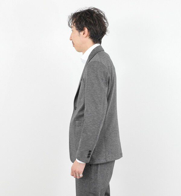 NOLLEY'S goodman「《ビジカジ/セットアップ対応》シャークジャージ イージーJK 26SS」|テーラードジャケット|