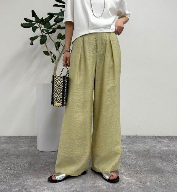 fredy emue「ドライタンブラーイージースラックスパンツ」|スラックス|