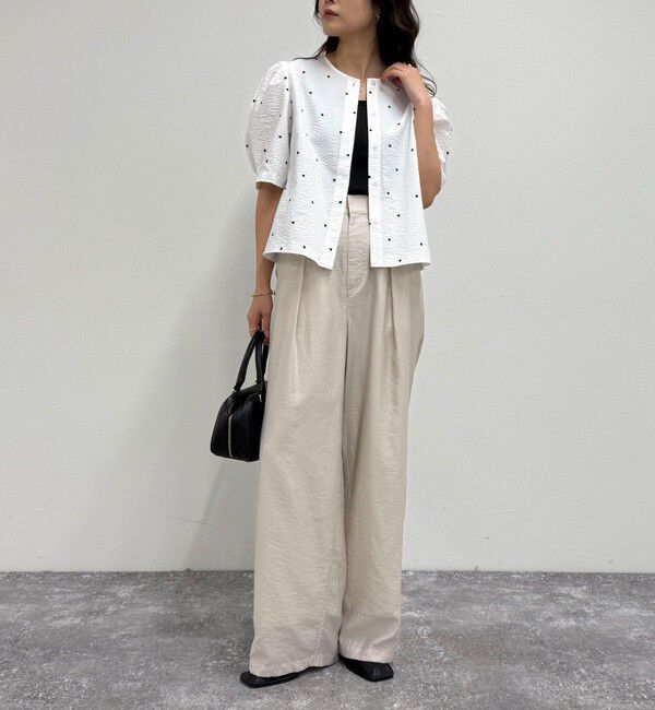 fredy emue「ドライタンブラーイージースラックスパンツ」|スラックス|