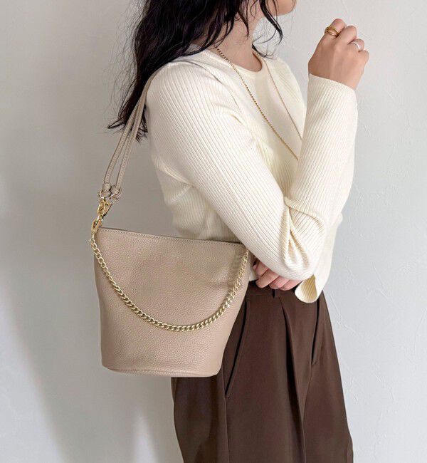 fredy emue「【AULENTTI/オーレンティ】シボレザーバケツチェーン&ショルダーバッグ」|ショルダー・メッセンジャー|