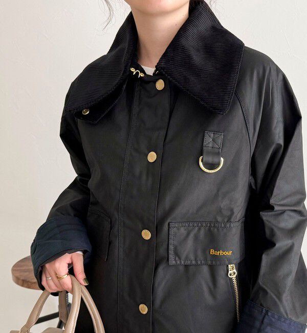fredy emue「【BARBOUR/バブアー】 COTTON WAX JACKET」|ブルゾン・スタジャン|ブラック