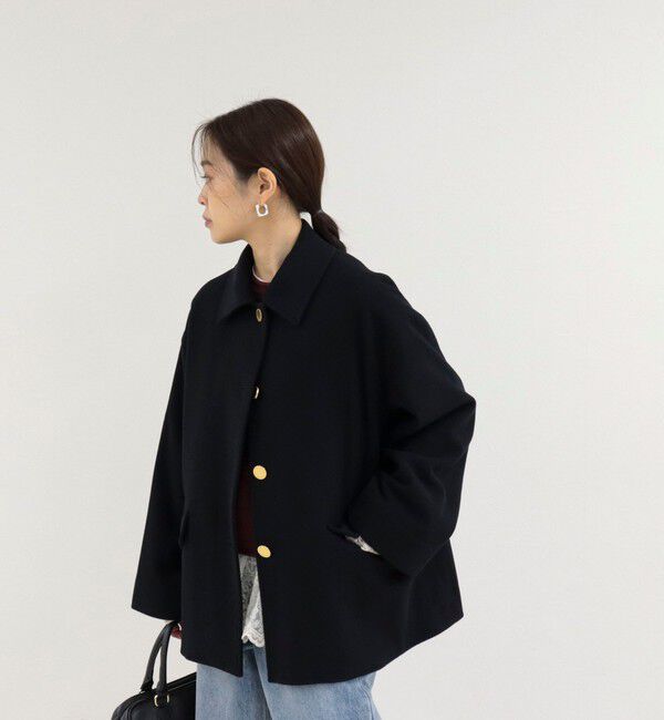 fredy emue「【Traditional WeatherWear】LINTON SHORT コート」|ダッフルコート|