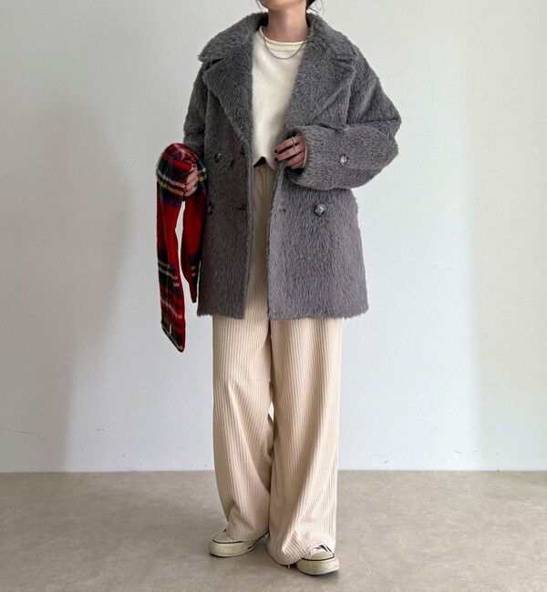 fredy emue「【GEVACO/ゲバコ】別注シャギーPコート」|ピーコート|