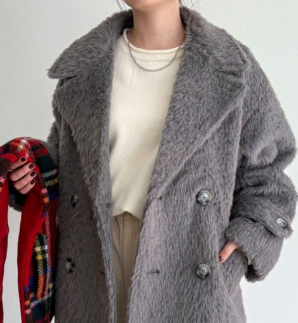 fredy emue「【GEVACO/ゲバコ】別注シャギーPコート」|ピーコート|