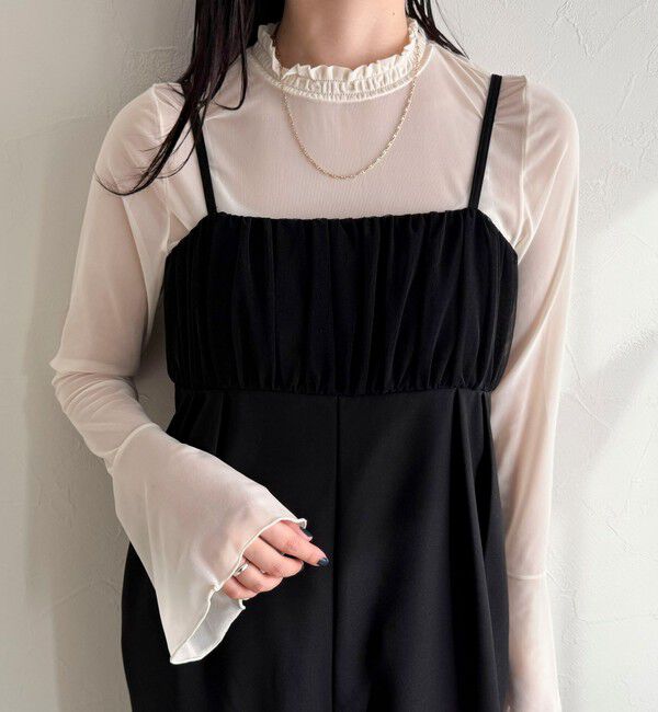 fredy emue「チュール切替オールインワン」|オールインワン|