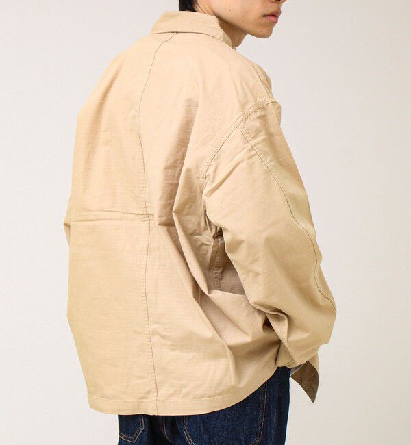 GLOSTER「【デニム/リップストップ】ミリタリーオーバーシャツ」|シャツ・ブラウス|