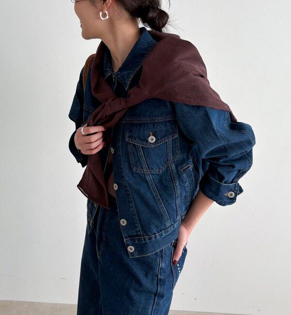 fredy emue「《セットアップ対応》コンパクトデニムジャケット」|デニムジャケット|