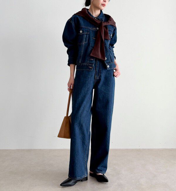 fredy emue「《セットアップ対応》コンパクトデニムジャケット」|デニムジャケット|