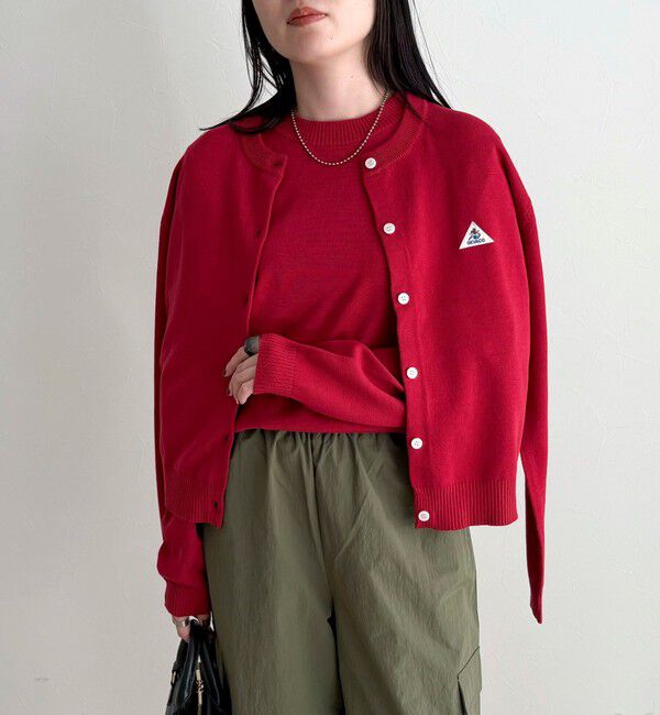 fredy emue「【GEVACO/ゲバコ】別注コットンラウンドネックカーデ」|カーディガン|