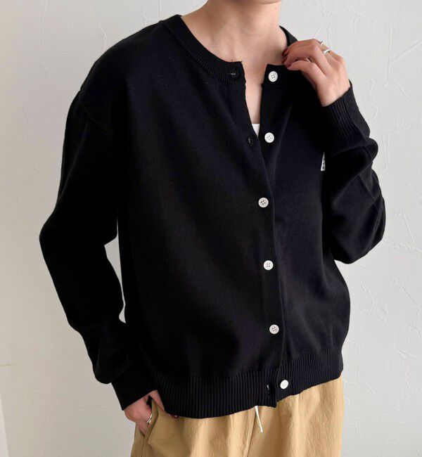 fredy emue「【GEVACO/ゲバコ】別注コットンラウンドネックカーデ」|カーディガン|