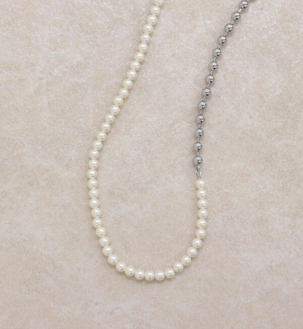 fredy emue「パールメタルフリーフックネックレス」|ネックレス|