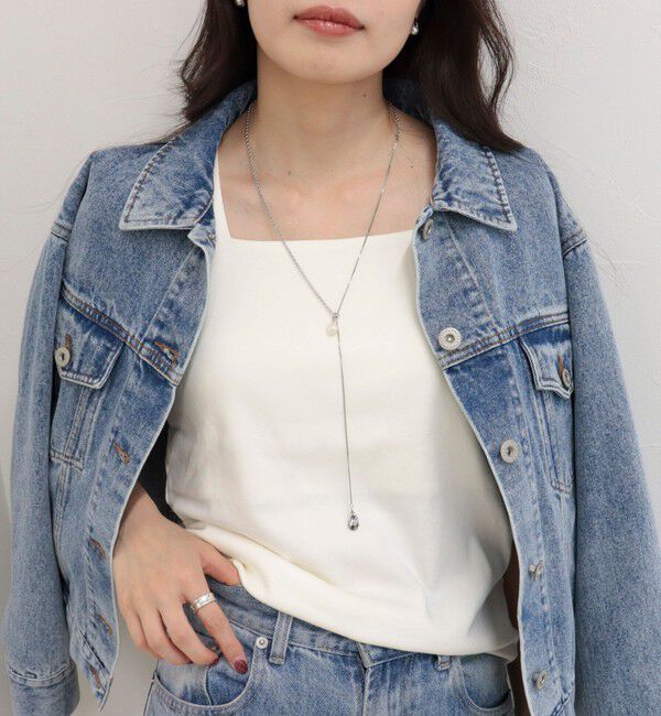 fredy emue「パールチャームY字ネックレス」|ネックレス|