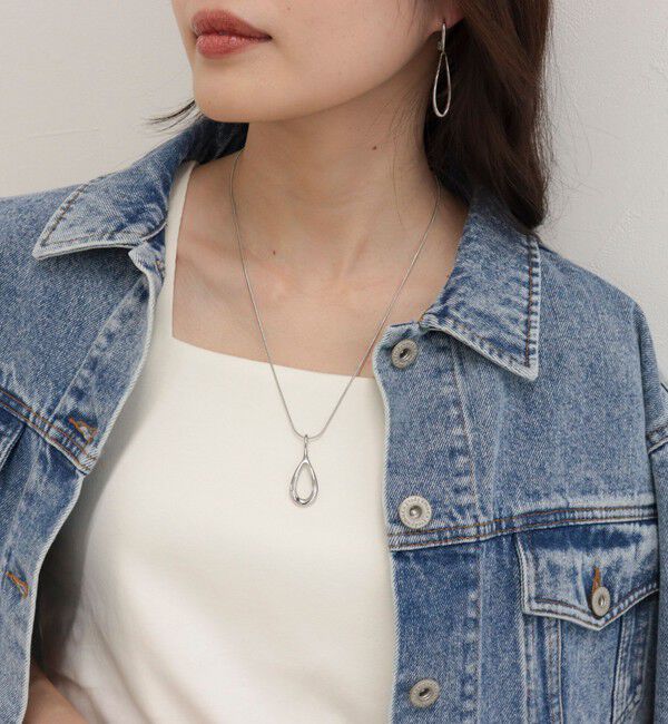 fredy emue「ステンレスドロップトップネックレス」|ネックレス|シルバー