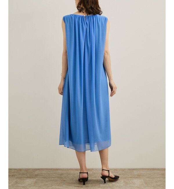 ROPE「ブライトネスヤーンギャザーワンピース/洗える」|ワンピース|