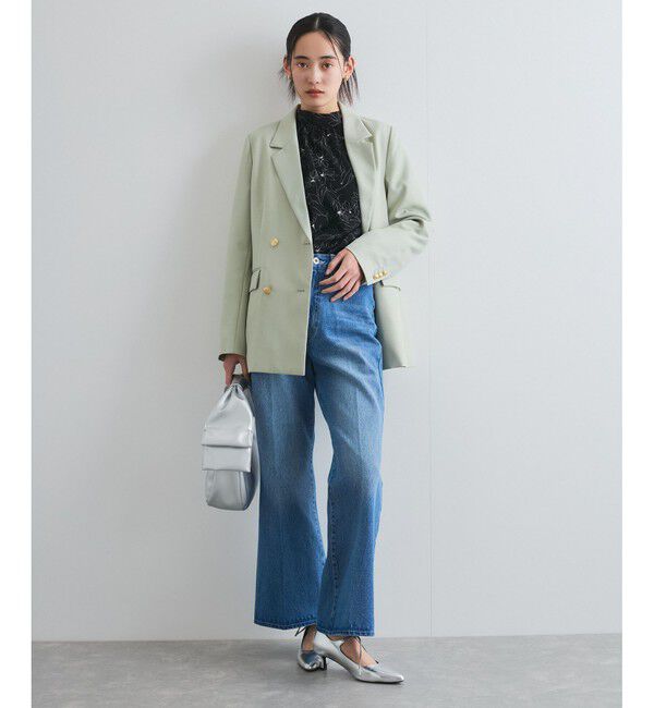 VIS「【前後2WAY】割繊ボウタイブラウス【洗える】」|シャツ・ブラウス|