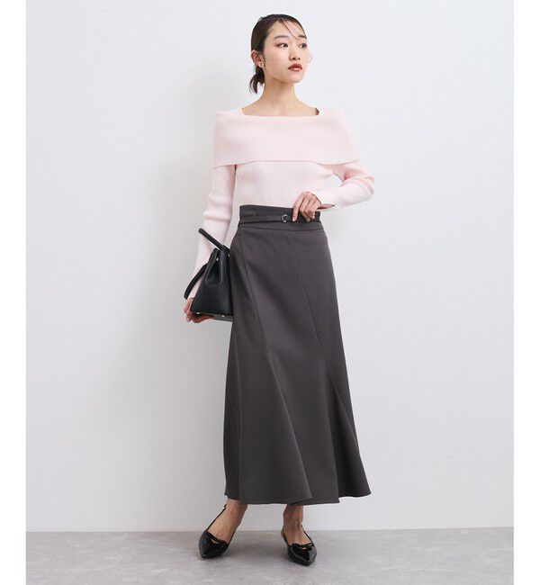 VIS「エスカルゴ切替マーメイドスカート」|スカート|