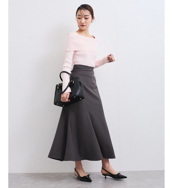 VIS「エスカルゴ切替マーメイドスカート」|スカート|