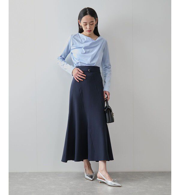 VIS「エスカルゴ切替マーメイドスカート」|スカート|