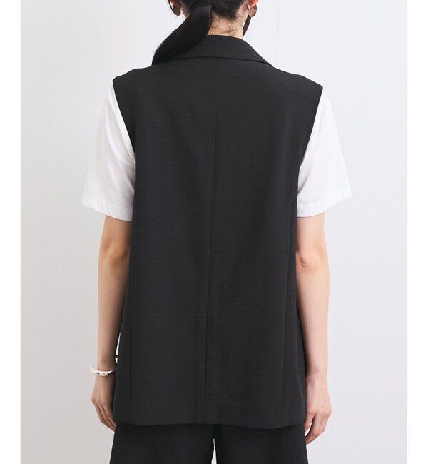 VIS「【セットアップ対応】サイド深スリットジレベスト」|ベスト・ジレ|