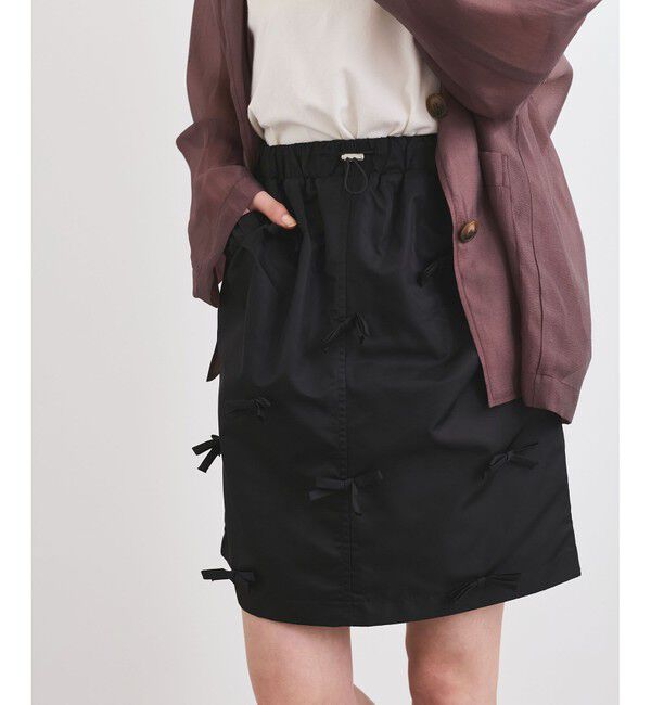 VIS「リボンミニスカート」|スカート|クロメイン